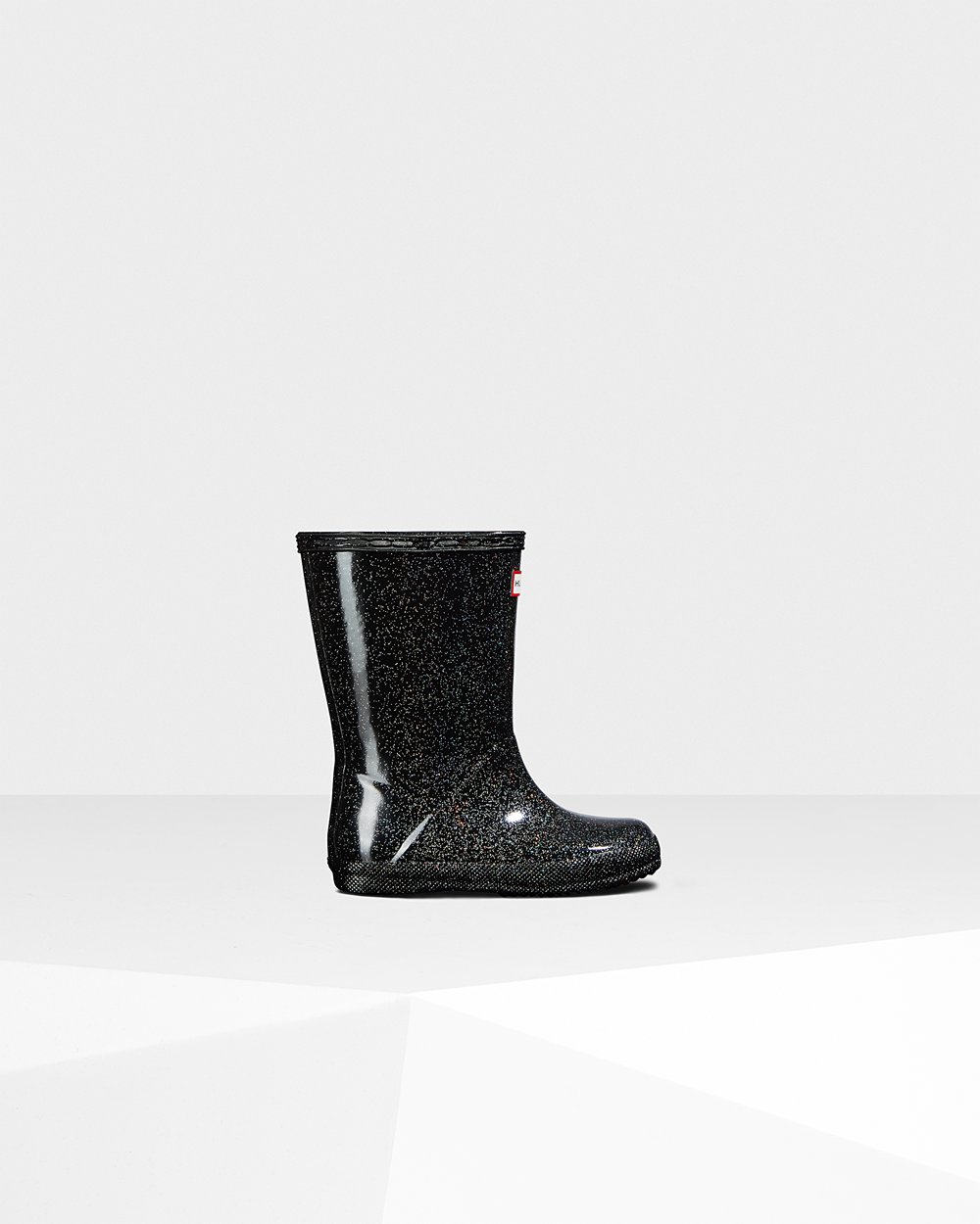 Botas de Lluvia Hunter Niños - Original First Classic Starcloud - Negros Multicolor - WPYQNHT-91